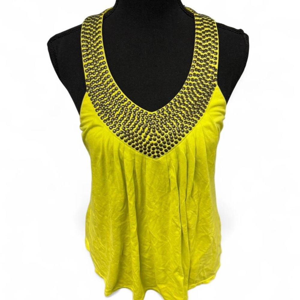 Victoria's Secret Yellow Embellished Tank Top